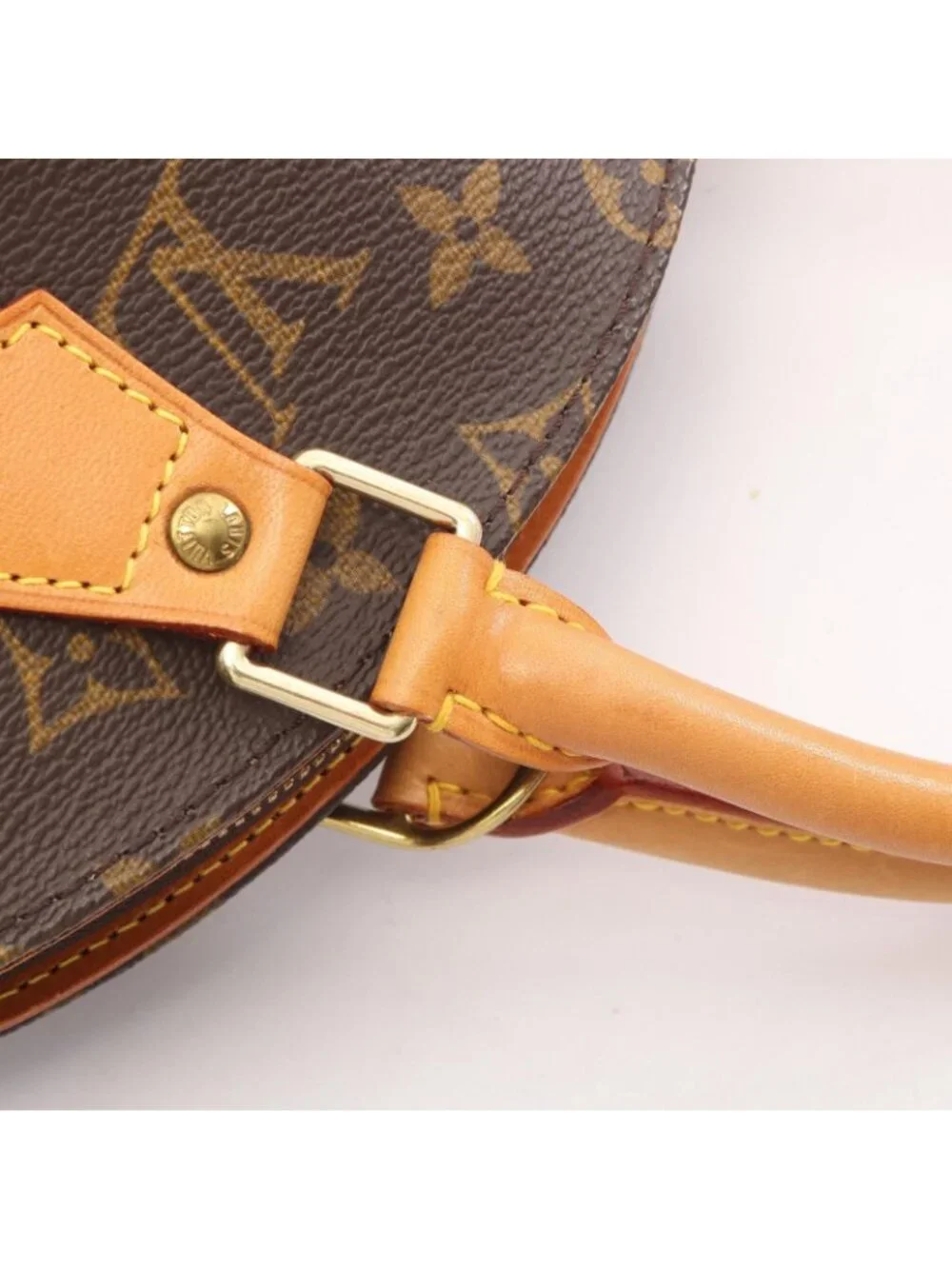 Louis Vuitton Ellipse PM Monogram Canvas Leather Handbag